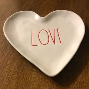 Rae Dunn Love Heart Plate